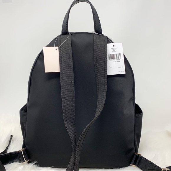 Kate spade Large Backpack dawn black pouch set - Picture 3 of 8